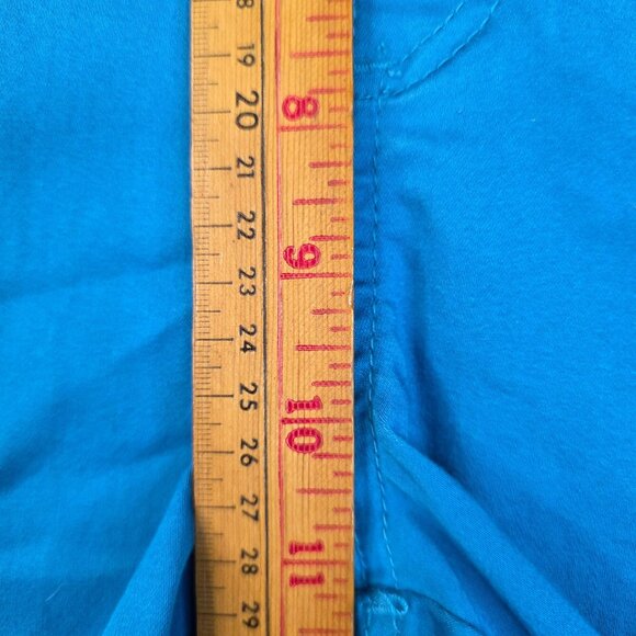 French Dressing Jeans Bermuda Shorts 18 Malibu Blue Stretch Casual Summer - Picture 8 of 8